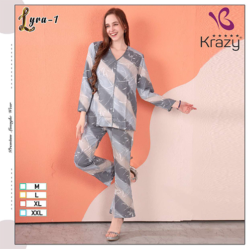 Krazy Lyra-1 Pure Cotton Co-ord Set