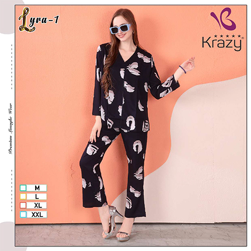 Krazy Lyra-1 Rayon Co-ord Set