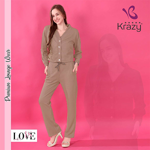 Krazy Cotton Plain Co-ord Set