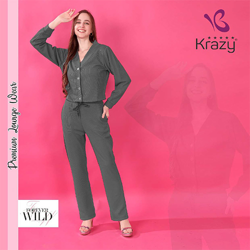 Krazy 100% Cotton Co-Ord Set - Color: Different Available