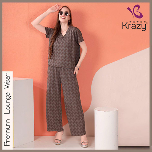 Krazy Pure Cotton Ladies Co-ord Set