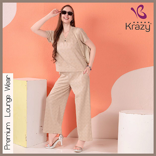 Krazy Premium Printed Co-Ord Set - Color: Different Available