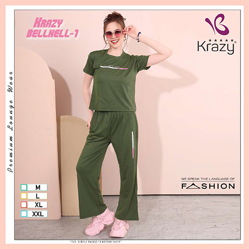 Krazy Dark Green Ladies Co-ord Set