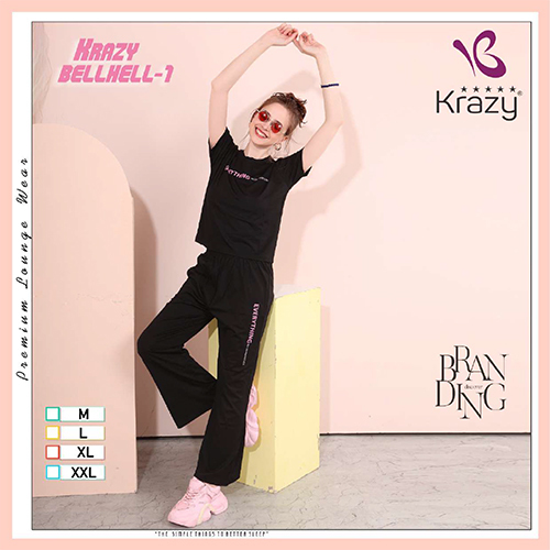 Krazy Black Fancy Co-ord Set