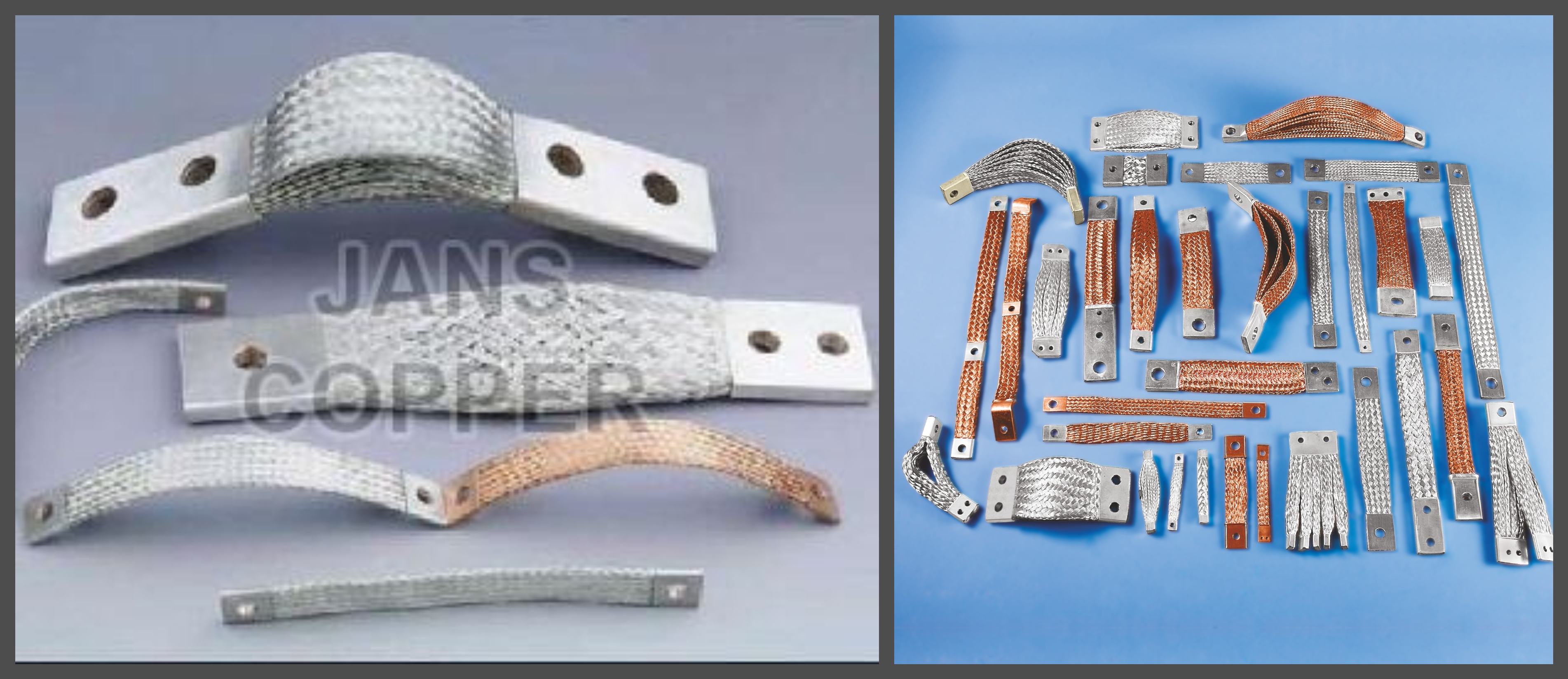 Copper Braided Flexible - Shape: Rectangular