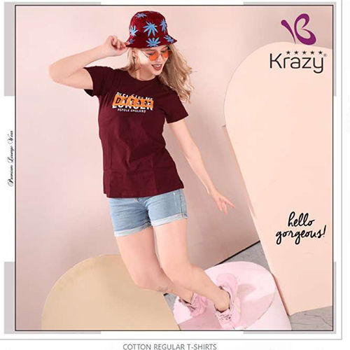 Krazy Cotton Ladies T-Shirt - Color: Different Available