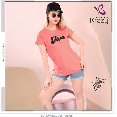 Krazy Cotton Half Sleeve T-Shirt - Color: Different Available