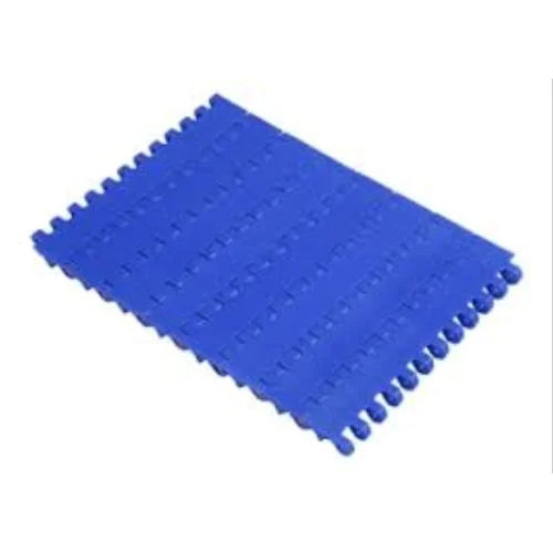 Plastic Modular Conveyor Belt - High-Quality Plastic, 25 mm - 40 mm Thickness, 1 Feet - 3 Feet Width, Blue Color | Ideal for Food Processing, Packaging, and Manufacturing