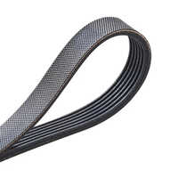 Industrial Black V Ribbed Belt - Rubber Material, Up To 30 Mm Thickness, 2 Inch Width | Designed For Conveyor Systems In Manufacturing & Logistics