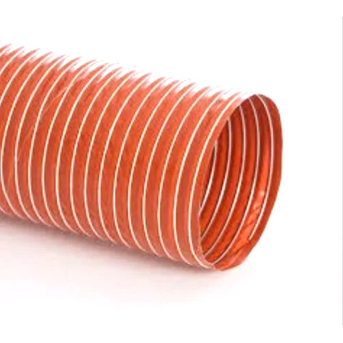 Single Ply Fiberglass Silicone Coated Hose Pipe - Color: Various Available