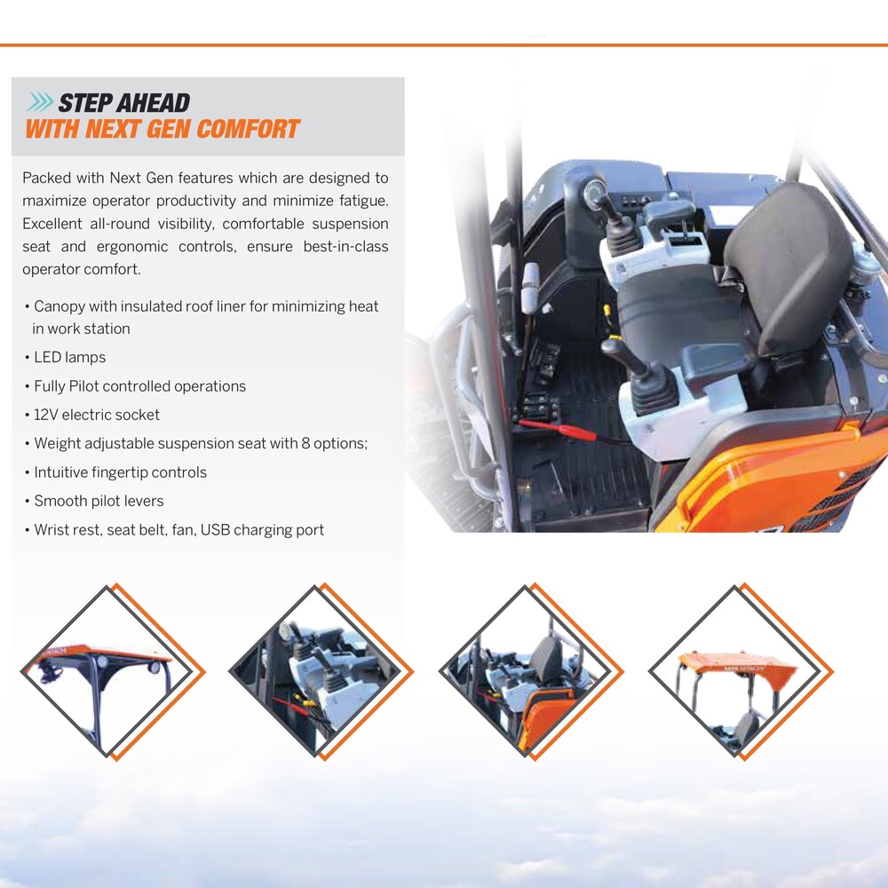 Tata Hitachi NX 30 Next Gen Series Mini Excavator
