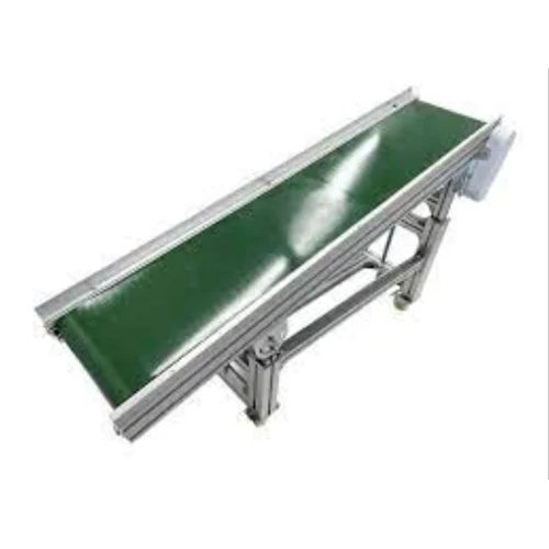 Electric Semi-Automatic Conveyor System - Color: Green