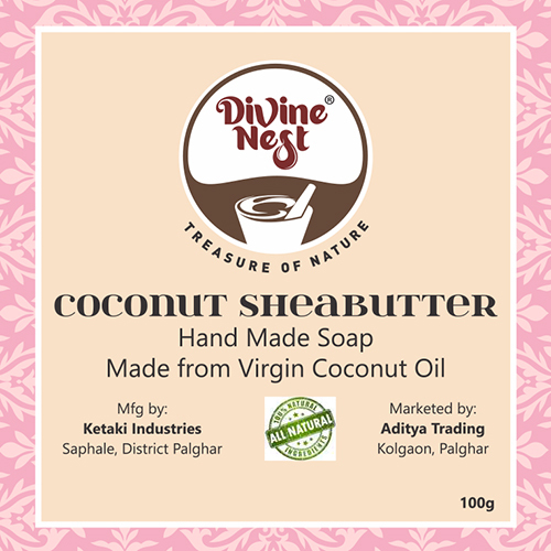 100Gm Coconut Sheabutter Handmade Soap - Feature: 100% Safe To Use