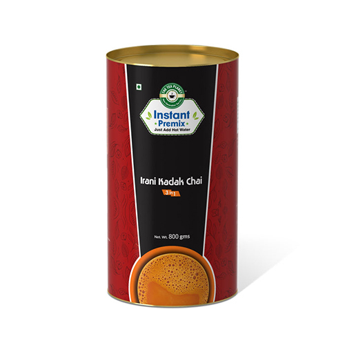 Irani Kadak Chai Premix Tea - 800 Grams Powder | Industrial-Grade CTC, Fresh Brown Color, Energizing 3 in 1 Blend