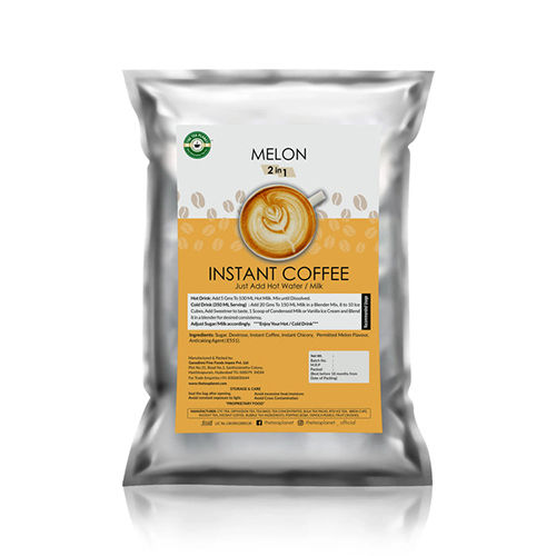 2 In 1 1Kg Melon Instant Coffee Premix - Packaging: Bag