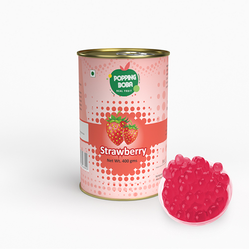 400G Strawberry Popping Boba - Alcohol Content (%): Na