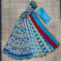 PRINTED MUL MUL COTTON SAREE