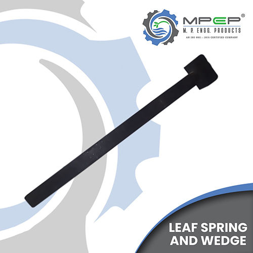 Leaf Spring And Wedge - Color: Black