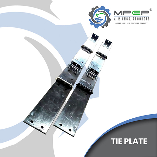 Tie  Plate - Color: Black