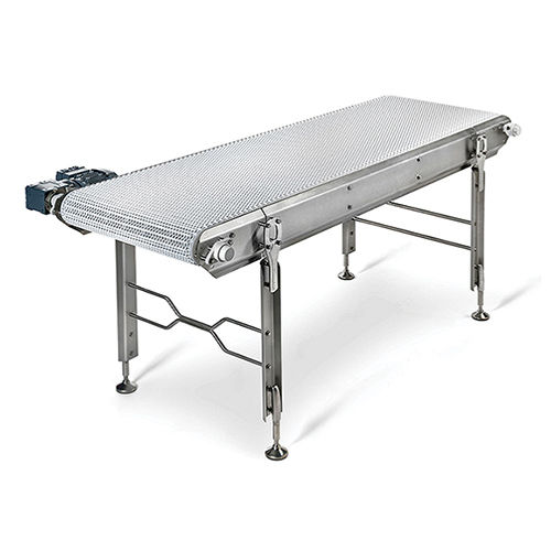 Belt Conveyor Table - Color: Silver