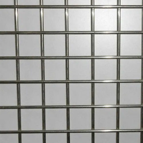 Stainless Steel Welded Wire Mesh - Color: Silver