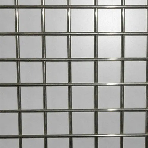 Stainless Steel Welded Wire Mesh - 10-15 Gauge, 0.5-2 Inch Hole Size | Silver Square Hole, Galvanized Surface Treatment, Corrosion Resistant