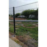 Welded Mesh Panel Fencing - Galvanized Iron, 2m Height X 1.8m Width, 4mm Thickness, Gray | Waterproof, Secure Meshed Design, Versatile Use