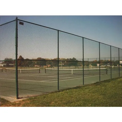 Gi Chain Link Fencing - Color: Silver