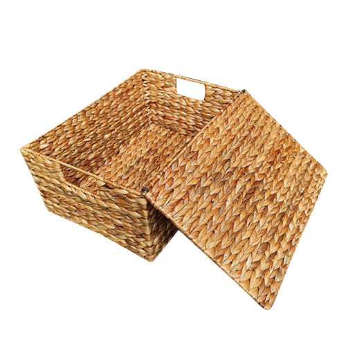 Natural Woven Kitchen Basket - Color: Brown