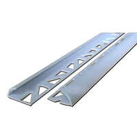 Pvc Tile Beading - Made From Durable Pvc, 2.4 Meters Long, Silver Color, 10-15mm Thickness | Ideal For Protecting Tile Edges