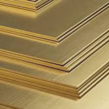 Brass Sheet - High-quality Malleable Metal, Golden Color, Corrosion-resistant Finish | Ideal For Decorative Arts, Automotive, Electrical Applications