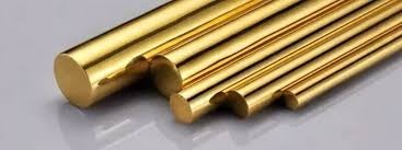 Brass Round Bar - Polished Golden Alloy, Ideal For Industrial Applications