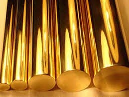 Brass Round Bar - Polished Golden Alloy, Ideal For Industrial Applications