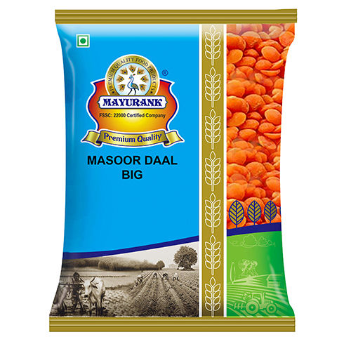 1Kg Big Masoor Dal - Cultivation Type: Organic