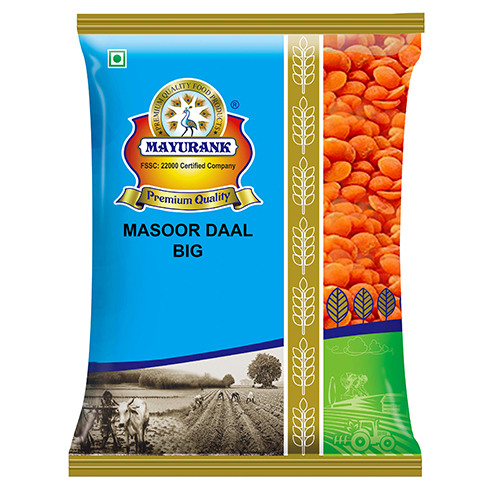 500G Big Masoor Dal - Cultivation Type: Organic