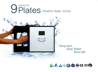 Alkaline Water Ionizer Crewelter 9 Plates Ionized Alkaline Water Home Appliances Water Treatment Appliances