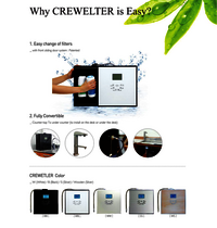 Alkaline water ionizer CREWELTER 9 plates ionized alkaline water Home appliances water treatment appliances