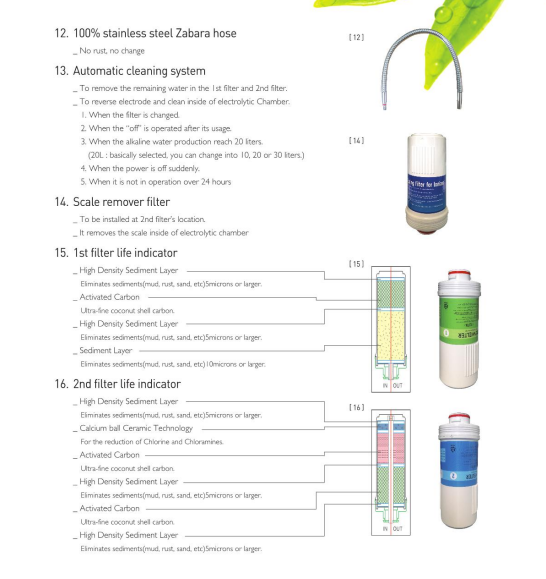 Alkaline water ionizer CREWELTER 9 plates ionized alkaline water Home appliances water treatment appliances