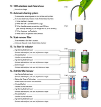 Alkaline water ionizer CREWELTER 9 plates ionized alkaline water Home appliances water treatment appliances