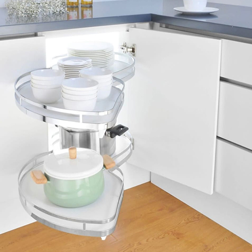 S Corner And Swing Corner - Color: White