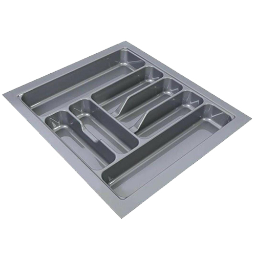 Pvc Cutlery Tray - Color: Grey
