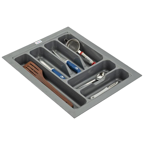 Pvc Cutlery Tray - Color: Grey
