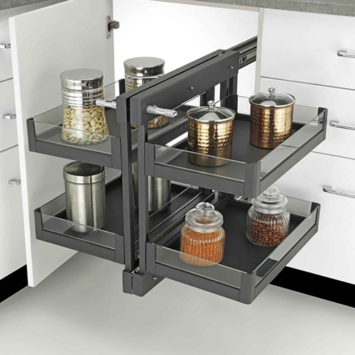 Glass Bidding Universal Magic Corner - Color: Black