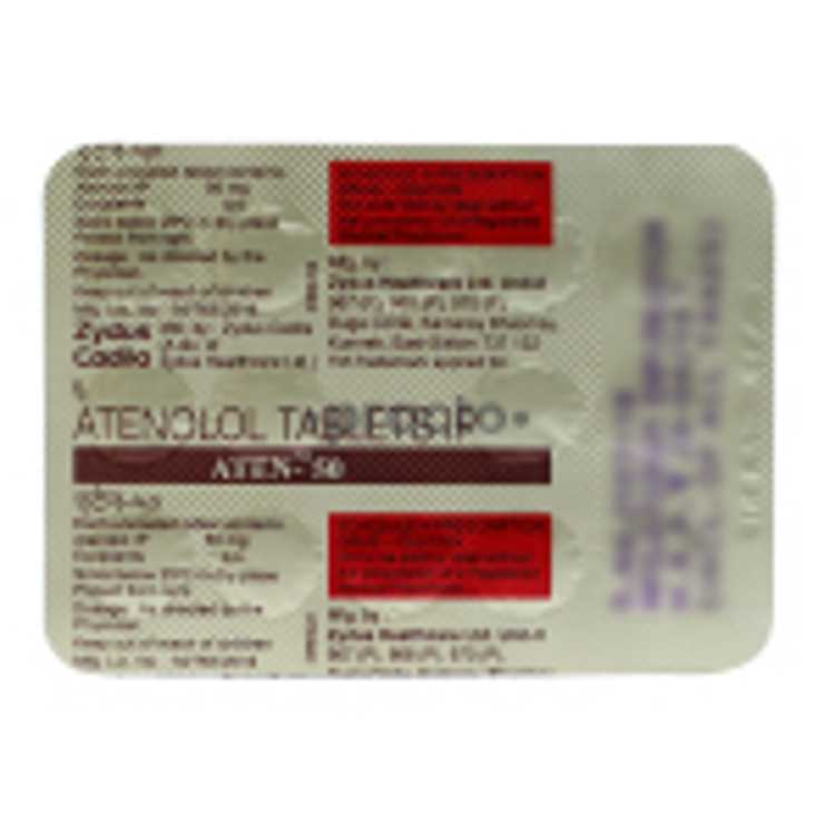 Atenolol Tablets 50 Mg