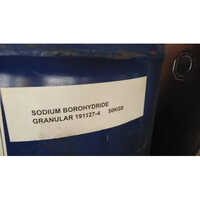 Sodium Borohydride - 12% Concentration, High Purity 97% Granular Industrial Lab Chemical, Cas No. 191127-4