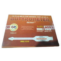 Benny Milk Butyrometer - Plastic | 10.75 Ml Capacity, Manual Operation, 65â°c Temperature, White Color For Industrial Use