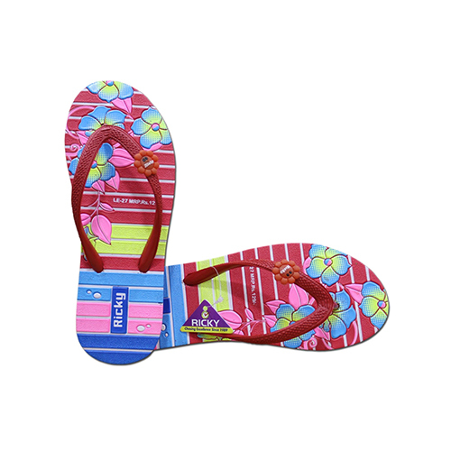 Emb Size 5 HHI Daily Slipper - Multicolor, Size 5 | High Quality, Designer Pattern, Suitable for All Seasons, Maximum Comfort