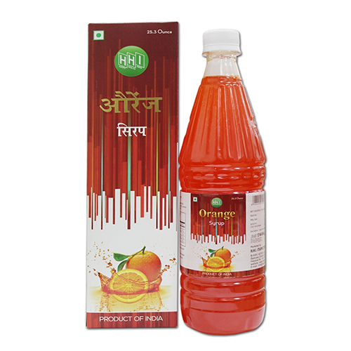 HHI Orange Sharbat - Nil Alcohol Content, Sweet Taste | Refreshing Beverage Made from Fresh Orange Juice in Secure Bottle Packaging