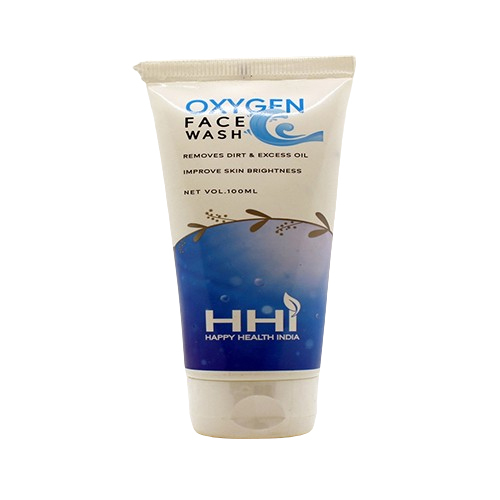 HHI Oxygen Face Wash - 100ml Herbal Formula, Alcohol-Free | Deep Cleanses, Nourishes, Suitable for All Skin Types