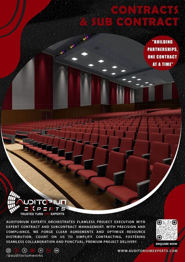 Contracts And Sub Contracts - Comprehensive Project Scope And Timelines, Specialized Lighting And Acoustics Subcontracts, Maintenance Support